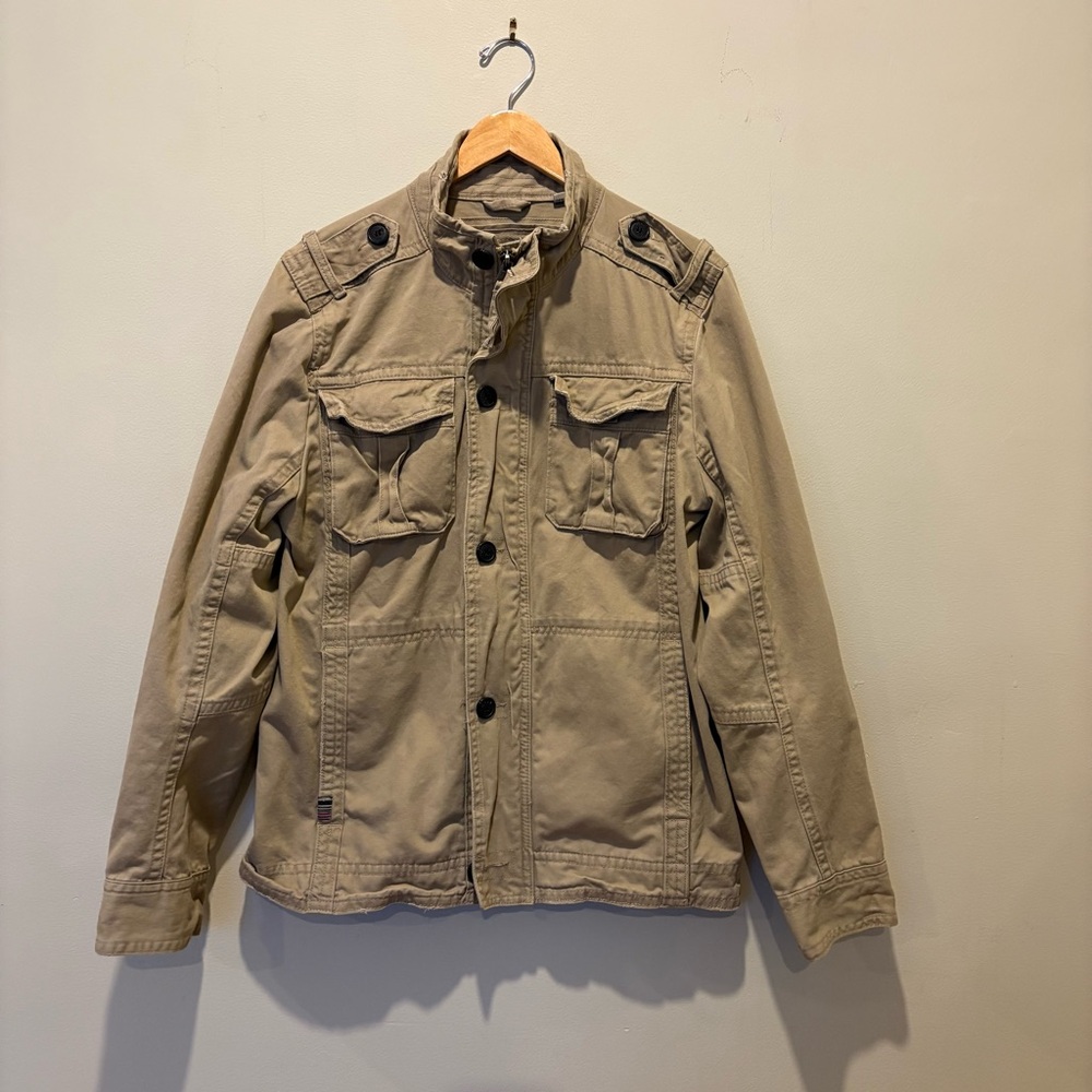 Triple Five Soul Vintage Classic Field Jacket Khaki